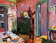 Wassily Kandinsky : My Dining Room 1909 : $255