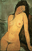 Amedeo Modigliani : Seated Nude 1916 : $259