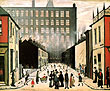 L-S-Lowry : Street Scene 1935 : $269
