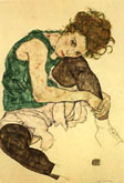 Egon Schiele : Seated Woman 1917 : $257