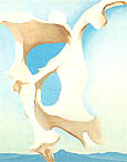 Georgia O'Keeffe : Pelvis With Moon 1943 : $249