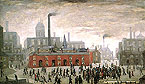 L-S-Lowry : An Accident 1926 (City of Manchester) : $275