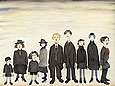 L-S-Lowry : The Funeral Party 1953 : $265