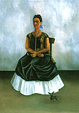 Frida Kahlo : Self Portrait with Itzcuinti Dog 1938 : $263