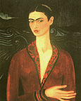 Frida Kahlo : Self Portrait in a Velvet Dress 1926 : $265