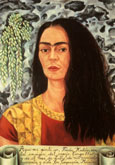 Frida Kahlo : Self Portrait with Hair Loose 1947 : $269