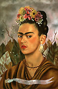Frida Kahlo : Self Portrait Dedicated to Dr Eloesser 1940 : $269
