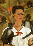 Frida Kahlo : Self Portrait with Monkeys 1943 : $289