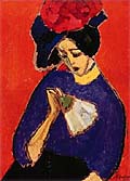 Alexej von Jawlensky : Lady with fan : $245