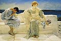 Sir Lawrence Alma Tadema : Ask Me No More : $325