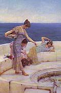 Sir Lawrence Alma Tadema : Silver Favourites : $325