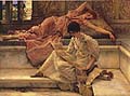 Sir Lawrence Alma Tadema : The Favourite Poet : $325