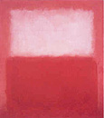 Mark Rothko : White over Red : $259