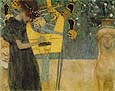 Gustav Klimt : Music 1 1895 : $285