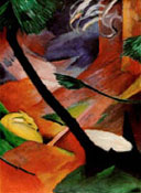 Franz Marc : Deer in the Woods II : $255