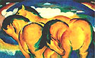 Franz Marc : The Small Yellow Horse 1912 : $259