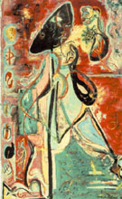 Jackson Pollock : The Moon-Woman 1942 : $275