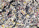 Jackson Pollock : Silver Over Black : $269