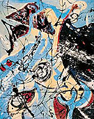 Jackson Pollock : Composition mit blau : $275