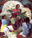 Diego Rivera : The Flower Seller : $285