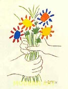 Pablo Picasso : Le Bouquet : $265