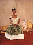 Frida Kahlo : Me and My Doll Self-Portrait 1940 : $265