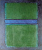 Mark Rothko : Untitled 582 Green over Blue : $263