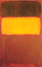 Mark Rothko : No 7 Orange and Chocolate : $257