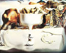 Salvador Dali : Apparition of a Face and Fruit Dish : $269