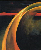 Georgia O'Keeffe : Orange and Red Streak 1919 : $255