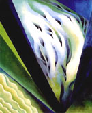 Georgia O'Keeffe : Blue and Green Music 1919 : $249