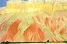 Georgia O'Keeffe : Red and Yellow Cliffs 1940 : $255