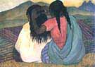 Diego Rivera : Women Combing Hair : $269