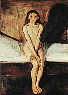Edvard Munch : Puberty : $257