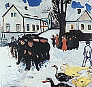 Edvard Munch : The Village Street  1905-08 : $279