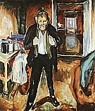 Edvard Munch : Self portrait (in distress)  1919 : $285