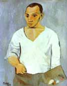 Pablo Picasso : Self-portrait with Palette 1906 : $269