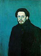 Pablo Picasso : Self-portrait with Cloak 1901 : $259