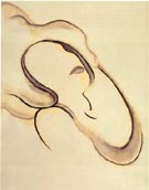 Georgia O'Keeffe : ABSTRACTION IX : $245