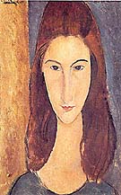 Amedeo Modigliani : Portrait of Jeanne Hebuterne : $269