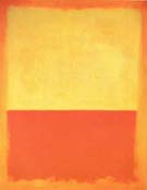 Mark Rothko : No 12 1954 Yellow Orange Red on Orange : $265