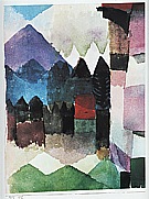 Paul Klee : Fohn Wind in Franz Marc's Garden  1915 : $258