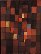 Paul Klee : Pictorial Architecture Red Yellow Blue  1923 : $255