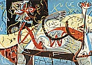 Jackson Pollock : Stenographic Figure.  1942 : $295