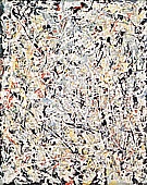 Jackson Pollock : White Light 1954 : $325