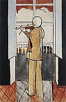 Matisse : Violinist at the Window 1918 : $269