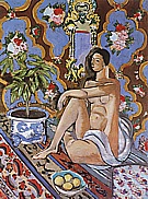 Matisse : Decorative Figure on Ornamental Background 1925 : $269