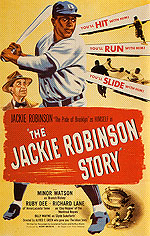 Sporting-Movie-Posters : THE JACKIE ROBINSON STORY 1950 : $269