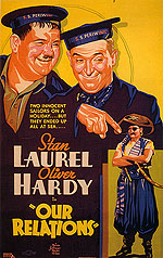 Classic-Movie-Posters : OUR RELATIONS, 1936 : $269