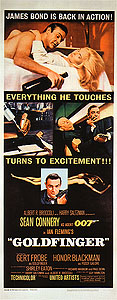 James-Bond-Movie-Posters : Goldfinger III : $325